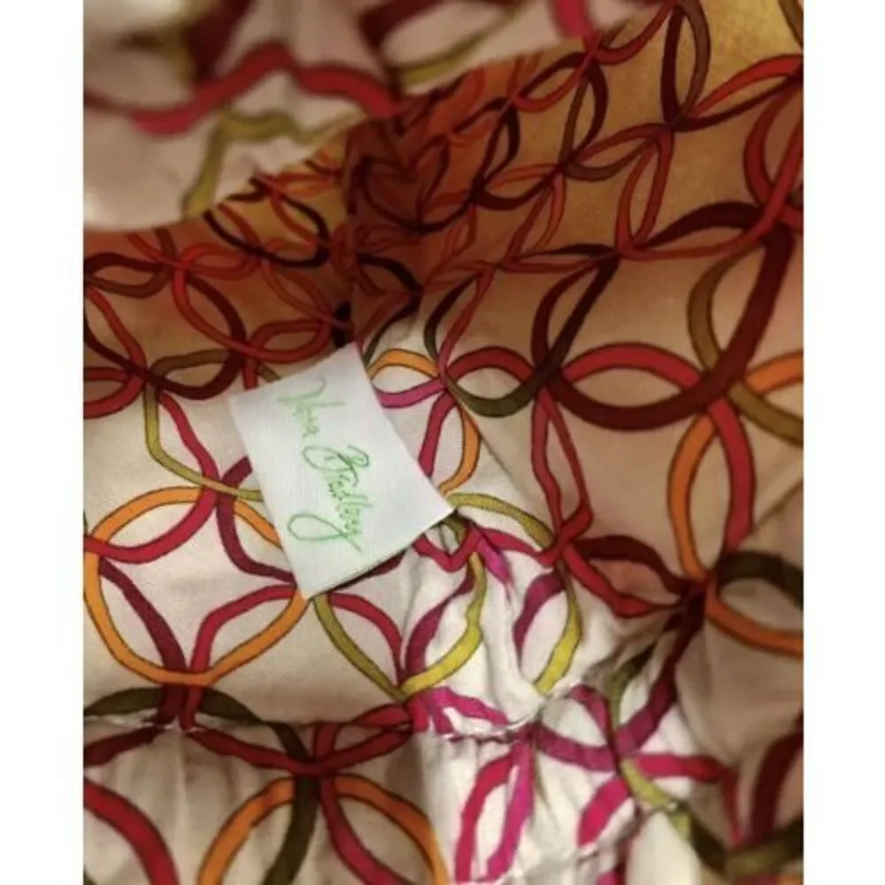 Vera Bradley Tea Garden Cheers To You Wine Bottle Drawstring Gift Bag RETIRED